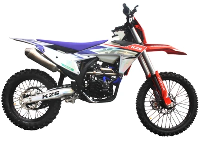 K26-NB300 Off Road Dirt Bike 2023 Baru Ungu Dan Merah